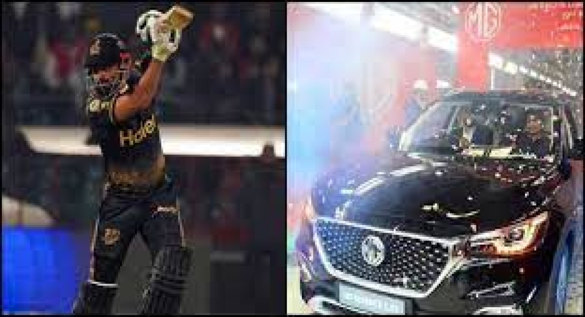 সেঞ্চুরি করে ৩১ লাখ টাকার গাড়ি উপহার পেলেন বাবর